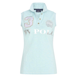 Camiseta sin mangas Favouritas HV Polo Tiffany mezclado Azul