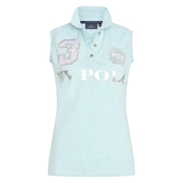 Camiseta sin mangas Favouritas HV Polo Tiffany mezclado Azul