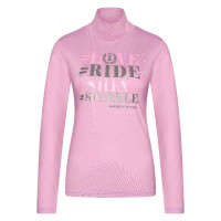 Jersey de cuello alto Imperial Riding Hashtag Floración rosa