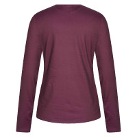 Camiseta de manga larga HV Polo Lindsey Bahía negra Burdeos