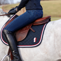 Pantalón Kingsland KLkayce con grip en las rodillas imitación vaquero para mujer Jean oscuro Azul marino Pantalón Kingsland KLkayce con grip en las rodillas imitación vaquero para mujer Jean oscuro Azul marino