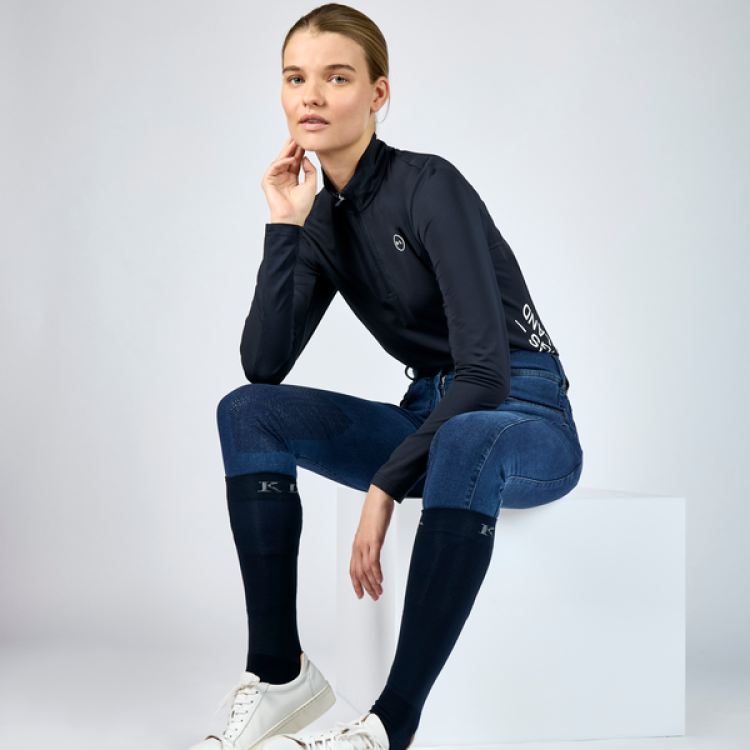 Pantalón Kingsland KLkayce con grip en las rodillas imitación vaquero para mujer Pantalón Kingsland KLkayce con grip en las rodillas imitación vaquero para mujer