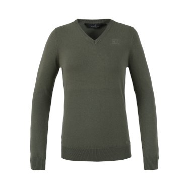 Jersey de punto Kingsland con cuello en V para mujer