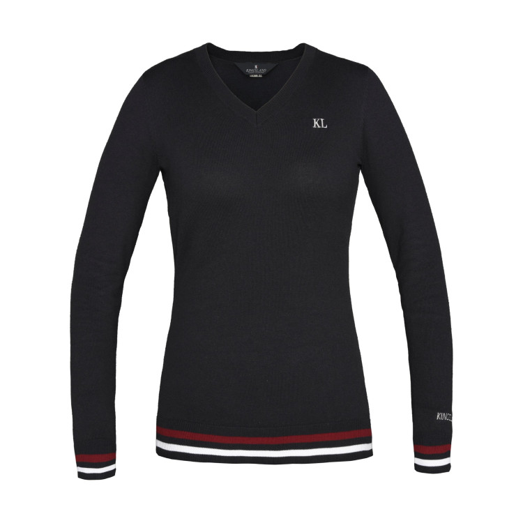 Jersey Kingsland Classic de punto con cuello en V clásico para mujer