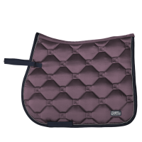 Silla de montar Kingsland de salto en satén Sílex violeta