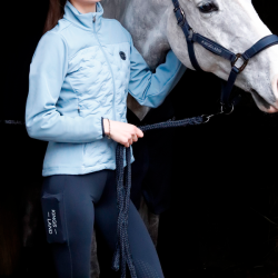 Legging de equitación Kingsland KLkiara con grip en las rodillas para mujer Marino Azul marino