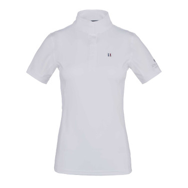 Camisa de concurso Kingsland Classic de manga corta con cuello alto para mujer Camisa de concurso Kingsland Classic de manga corta con cuello alto para mujer