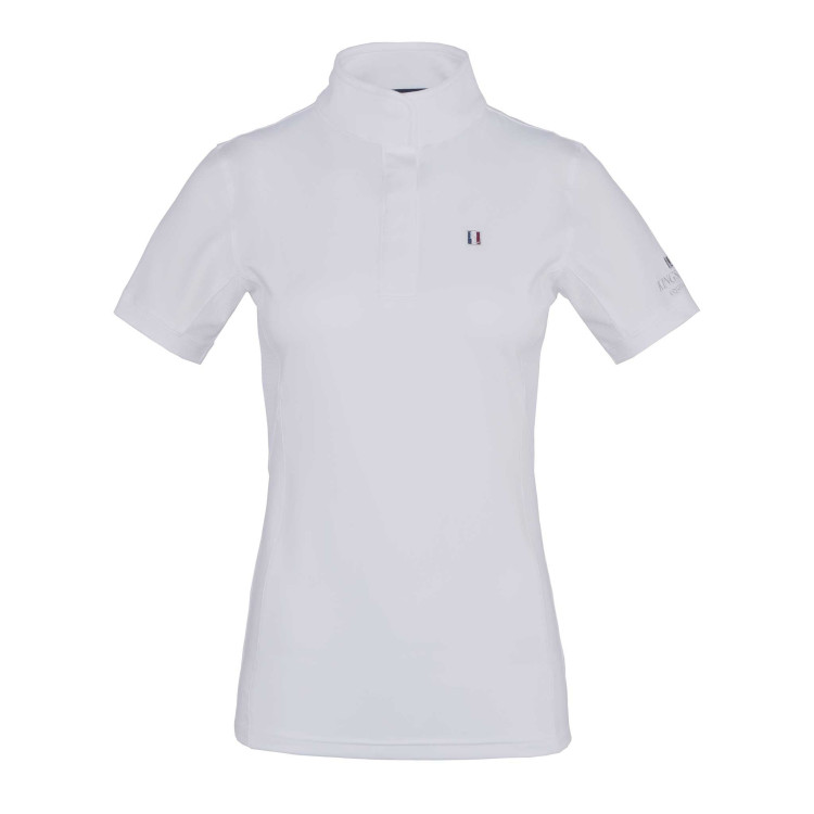Camisa de concurso Kingsland Classic de manga corta con cuello alto para mujer Camisa de concurso Kingsland Classic de manga corta con cuello alto para mujer