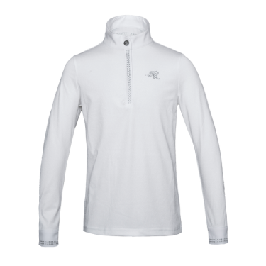 Camisa de concurso Kingsland KLelemis junior con bordado de cristal