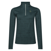 Parte superior de entrenamiento Kingsland KLGiselle con media cremallera para mujer Verde ponderrosa