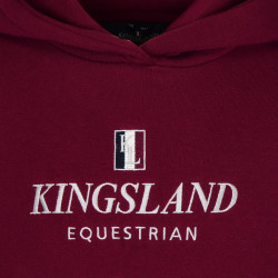 Sudadera Kingsland Classic Junior Borgoña nuevo KL Burdeos