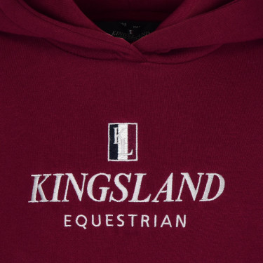 Sudadera Kingsland Classic Junior Borgoña nuevo KL Burdeos
