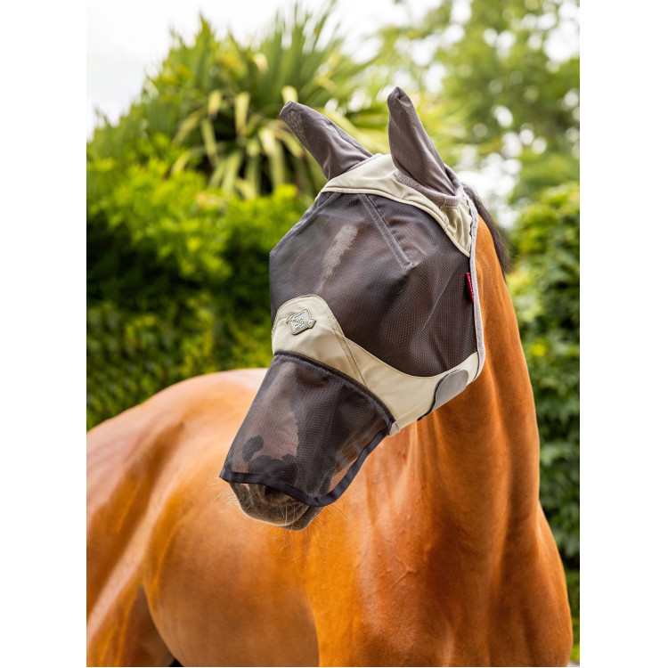 Máscara anti-moscas LeMieux Visor-Tek completa Máscara anti-moscas LeMieux Visor-Tek completa