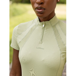 Camiseta interior de malla de manga corta LeMieux Mia Helecho Verde