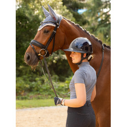 Camiseta interior de malla de manga corta LeMieux Mia Arrendajo azul Camiseta interior de malla de manga corta LeMieux Mia Arrendajo azul