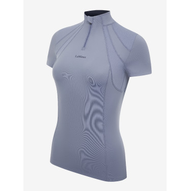 Camiseta interior de malla de manga corta LeMieux Mia Arrendajo azul Camiseta interior de malla de manga corta LeMieux Mia Arrendajo azul