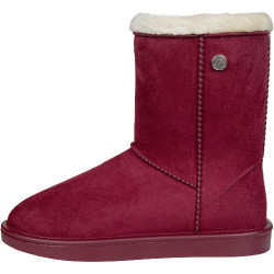 Botas HKM forradas impermeables Davos Gossiga Rojo oscuro Botas HKM forradas impermeables Davos Gossiga Rojo oscuro