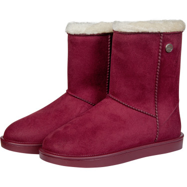 Botas HKM forradas impermeables Davos Gossiga Rojo oscuro Botas HKM forradas impermeables Davos Gossiga Rojo oscuro