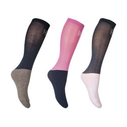Calcetines HKM Microcotton Colour por 3 Calcetines HKM Microcotton Colour por 3