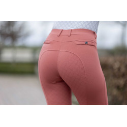 Legging HKM Rosewood culera completa de silicona Oxido Marrón