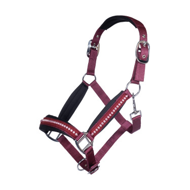 Cabezada HKM Berry Rojo oscuro