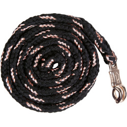 Longe HKM Rosegold con mosquetón antipánico Longe HKM Rosegold con mosquetón antipánico