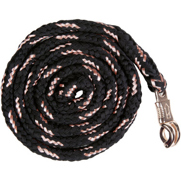 Longe HKM Rosegold con mosquetón antipánico Longe HKM Rosegold con mosquetón antipánico