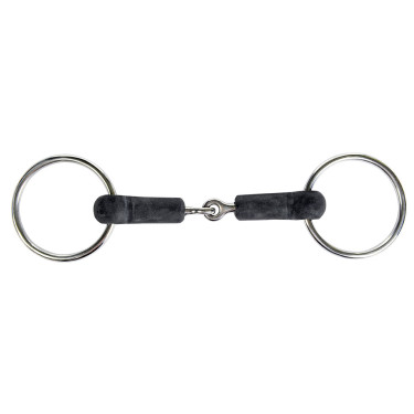 Muserola con anillos HKM 18 mm caucho