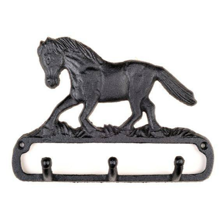 Perchero HKM con motivo de caballo en movimiento Perchero HKM con motivo de caballo en movimiento