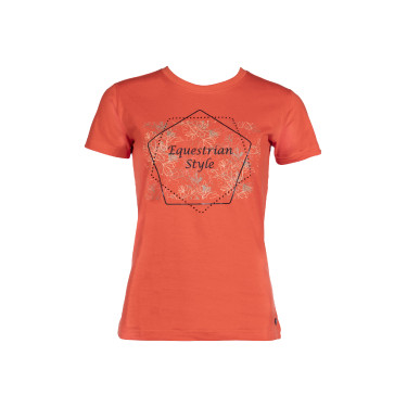 Camiseta HKM Savona Print Style Roja Rojo