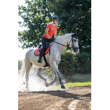 Camiseta HKM Savona Print Style Roja Rojo