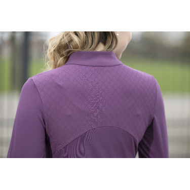 Camiseta técnica HKM Arctic Bay de manga larga Lila oscuro Violeta