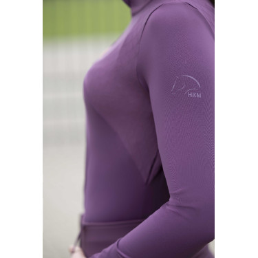 Camiseta técnica HKM Arctic Bay de manga larga Lila oscuro Violeta