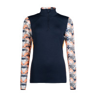 Camiseta técnica HKM Lyon Active de manga larga Verde oliva