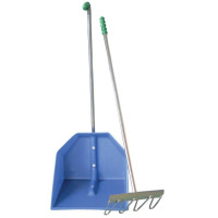 recogedor con rastrillo Funny works Azul