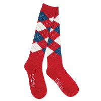 Calcetines Dublin Argyle Rojo / azul marino / blanco Calcetines Dublin Argyle Rojo / azul marino / blanco