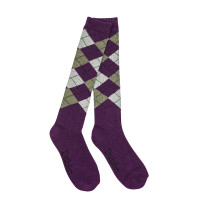 Calcetines Dublin Argyle Violeta / gris ceniza