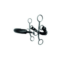 Hackamore Jump'In rígido ramas cortas Caoba Burdeos