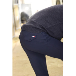 Pantalón de equitación para hombre Jump'In Super X Marino Azul marino