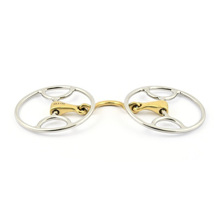 Mors Jump'In Swivel doble rotura con paso para la lengua