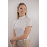 Polo de concurso con mangas cortas PENELOPE Las Honey Blanco