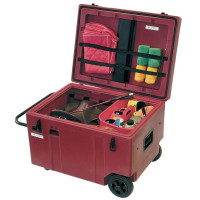 Baúl horizontal con ruedas La Gée Granate Burdeos Baúl horizontal con ruedas La Gée Granate Burdeos