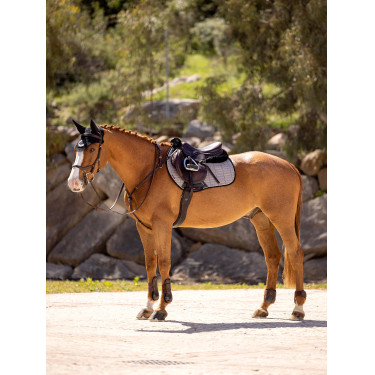 Mantilla LeMieux EJ binding - suede Gris