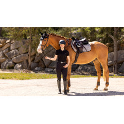 Mantilla LeMieux EJ binding - suede Gris