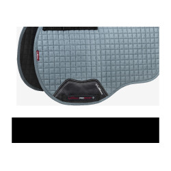 Mantilla LeMieux ProSport Suede GP Square Azul hielo