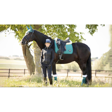 Mantilla LeMieux Loire Classic Dressage Square Verde pavo real