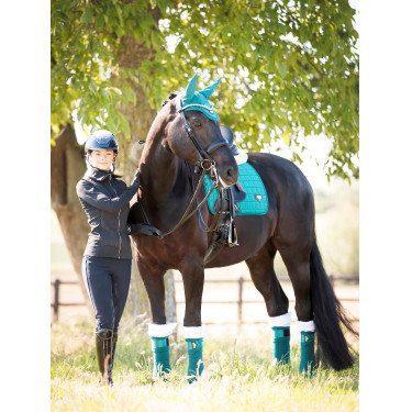 Mantilla LeMieux Loire Classic Dressage Square Verde pavo real