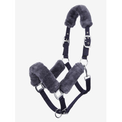 Cabezada de cuadra LeMieux Comfort Azúl marino / gris Cabezada de cuadra LeMieux Comfort Azúl marino / gris