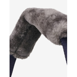 Cabezada de cuadra LeMieux Comfort Azúl marino / gris Cabezada de cuadra LeMieux Comfort Azúl marino / gris
