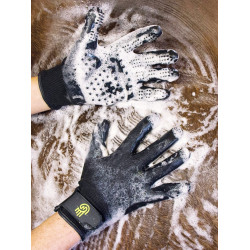 Guante Grooming LeMieux Hands On Negro